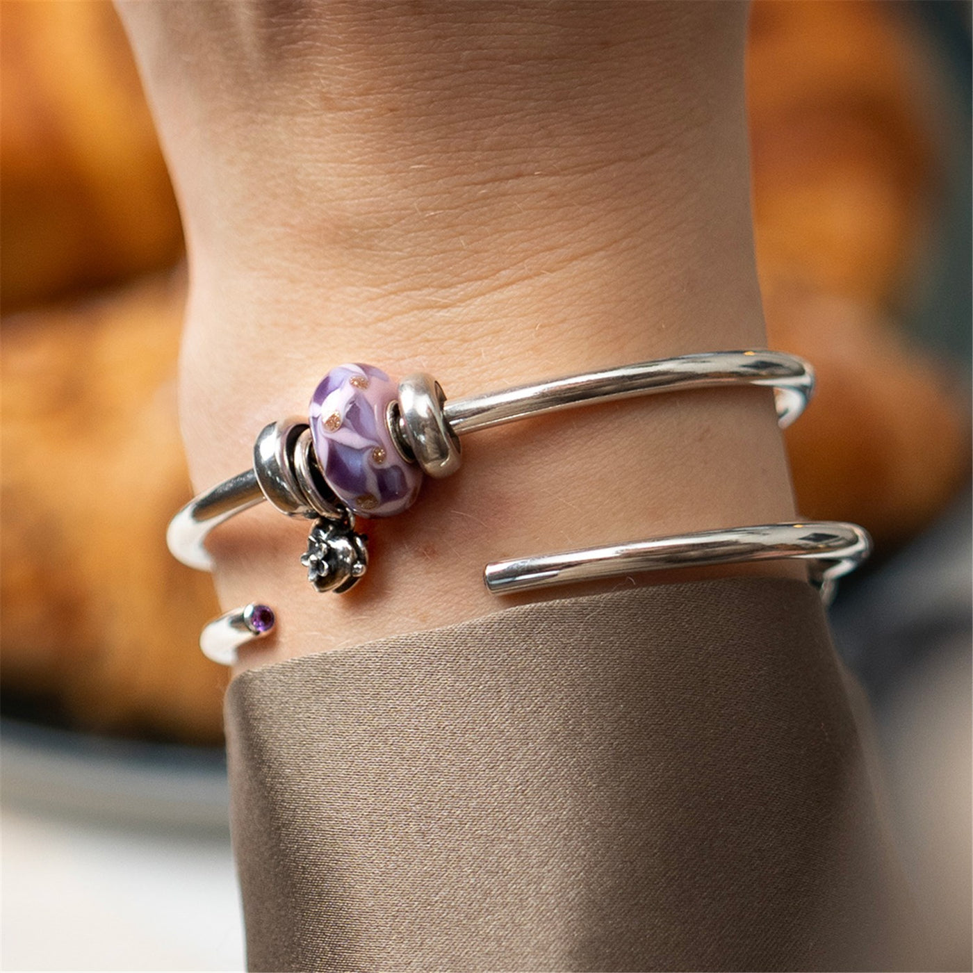 Heart Blossom Bangle