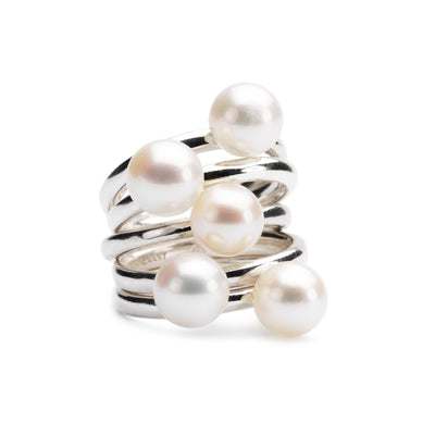 Pearl Ring, White - Trollbeads Canada