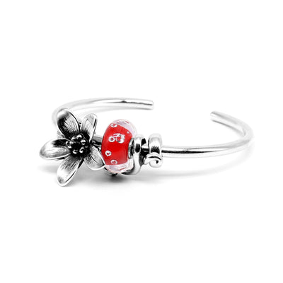 The Diamond Bead, Scarlet - Trollbeads Canada